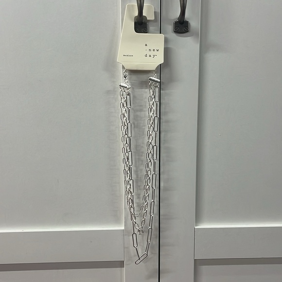 A New Day Silver Layered Necklace - Picture 3 of 3